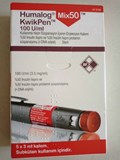 Humalog Mix50 KwikPen100U/ml 