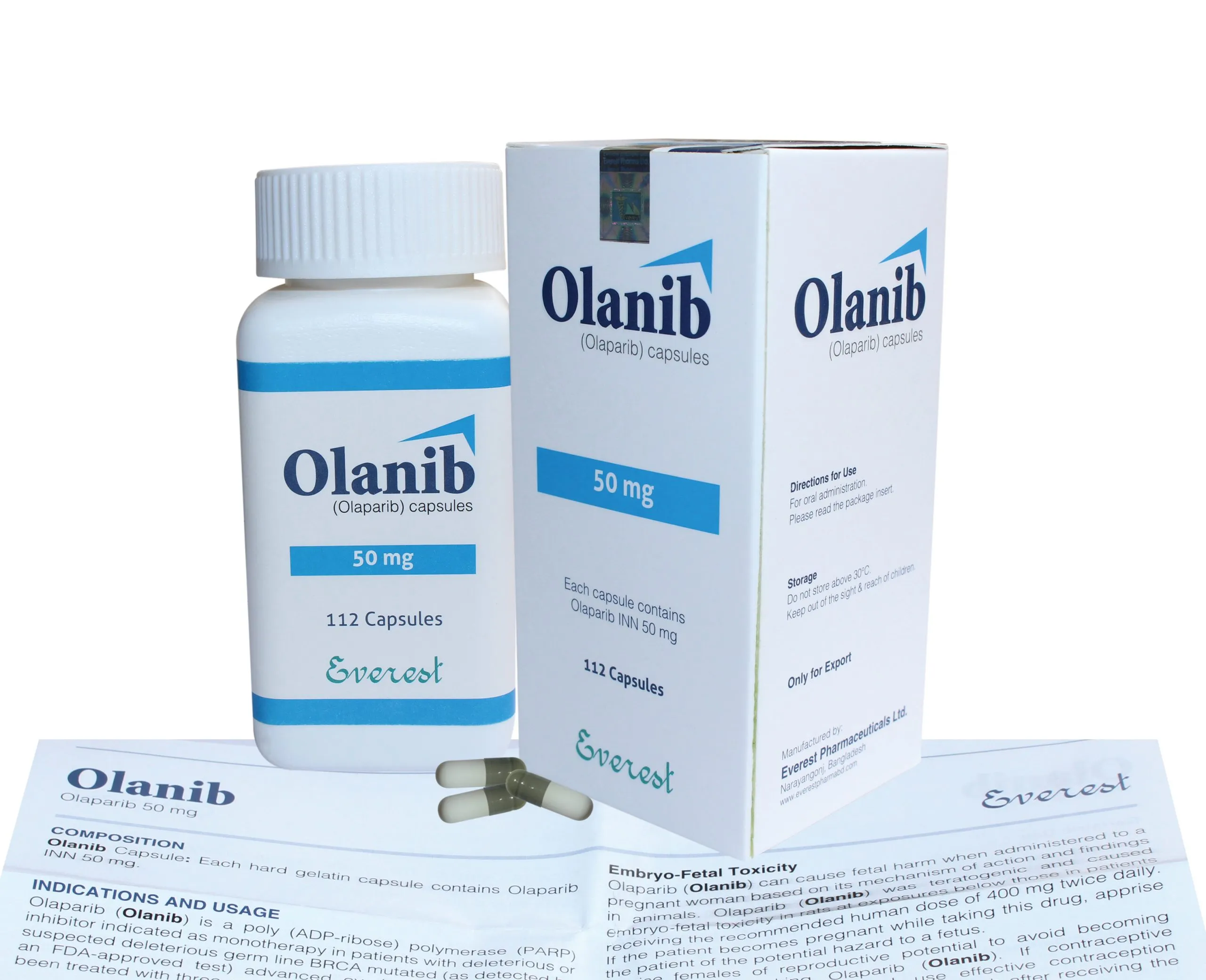 Olanib 50mg hộp 112 viên  