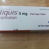 Thuốc điều trị và dự phòng huyết khối Eliquis 5mg 56 viên