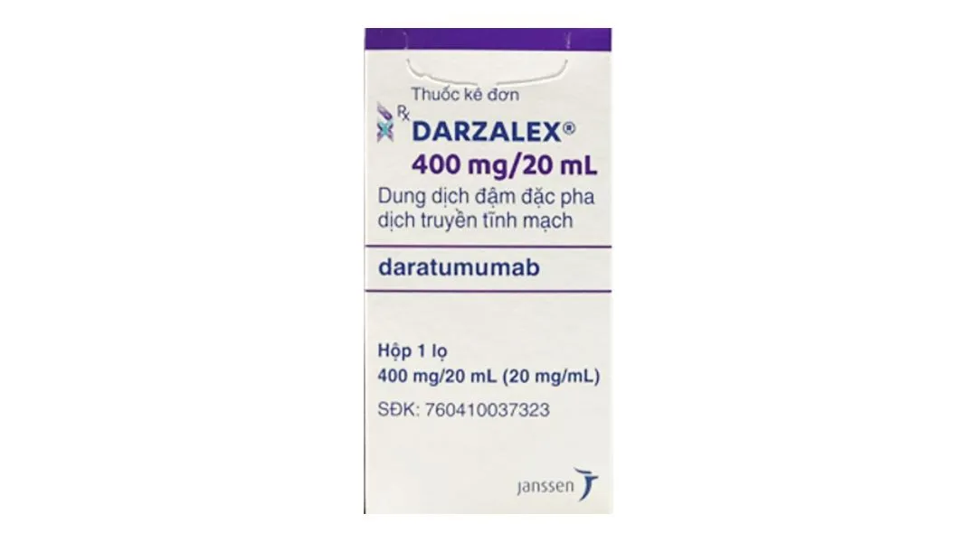 Thuốc điều trị bệnh đa u tủy Darzalex 400mg/20ml hộp 1 lọ