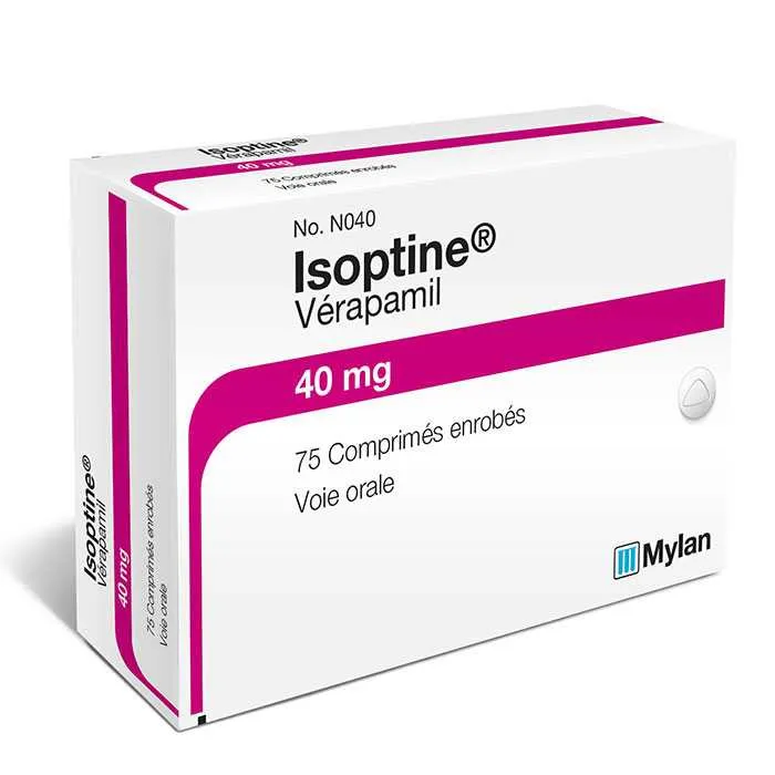 Thuốc điều trị đau thắt ngực Isoptine 40mg 75 viên