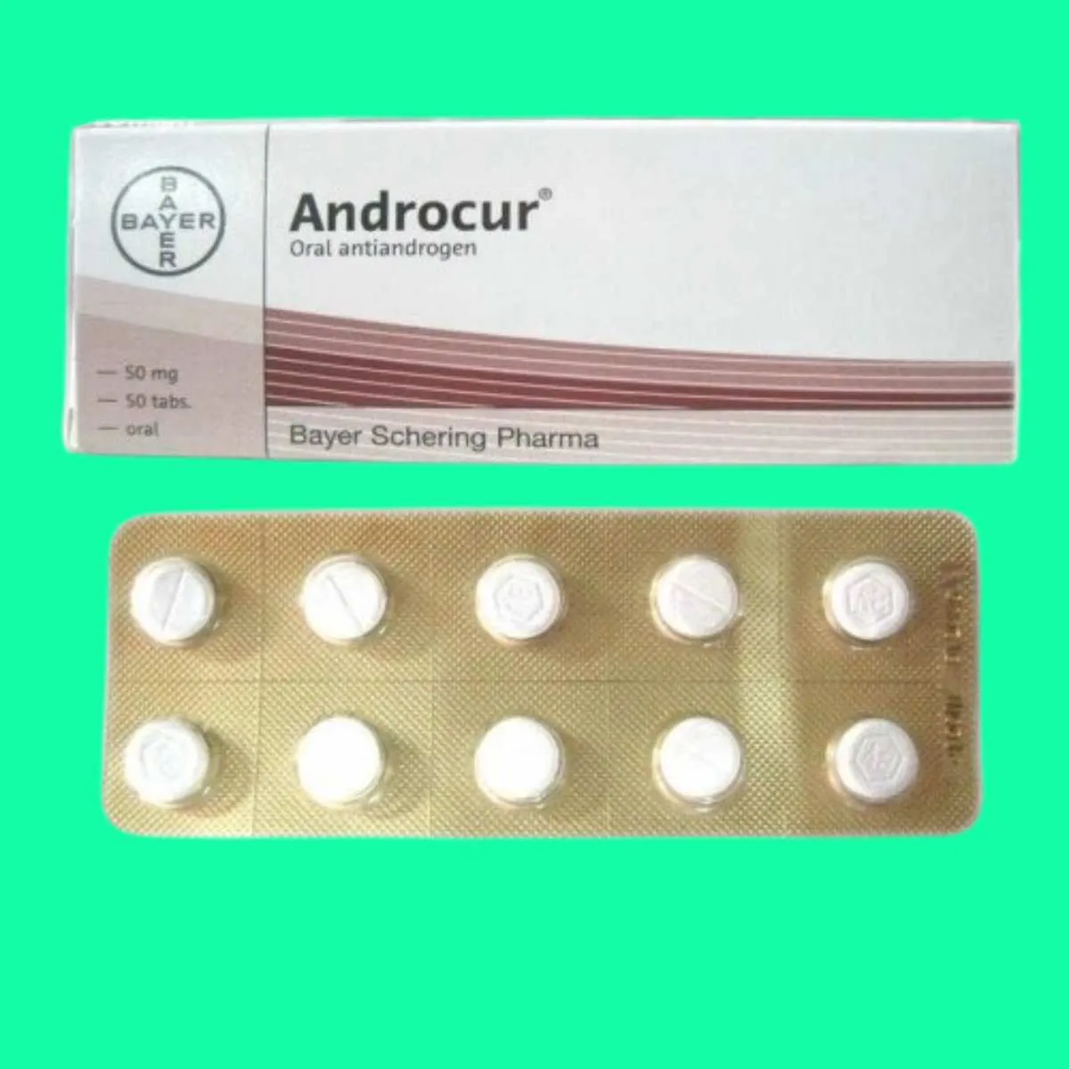 Androcur 50mg 50 viên