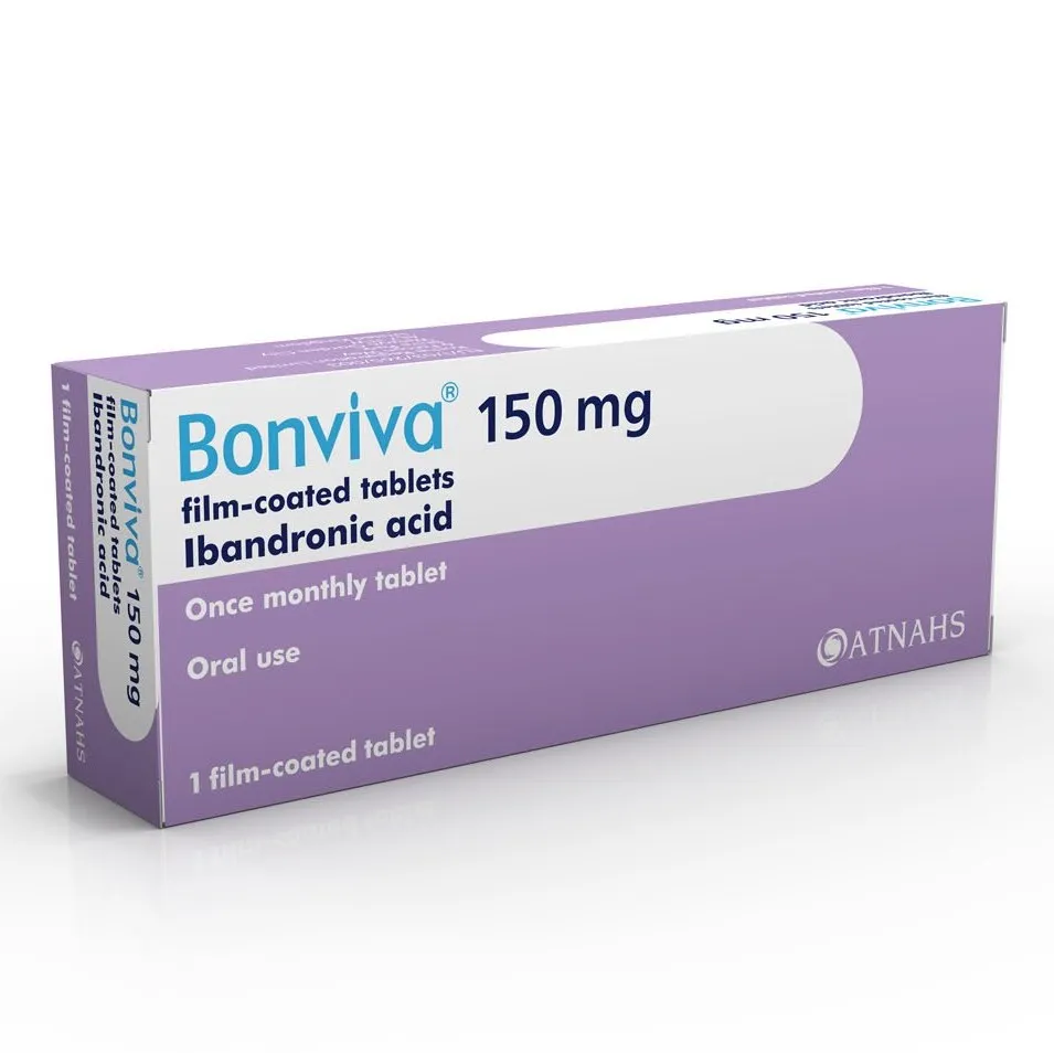 Thuốc điều trị loãng xương Bonviva 150mg hộp 3 viên