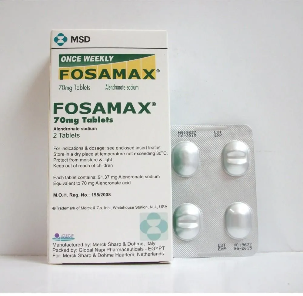 Thuốc điều trị loãng xương Fosamax 70mg hộp 4 viên