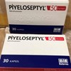 Thuốc điều trị nhiễm khuẩn đường tiết niệu Piyeloseptyl 50mg hộp 30 viên