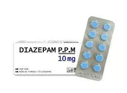 Thuốc điều trị rối loạn lo âu mất ngủ Diazepam 10mg, vỉ 10 viên