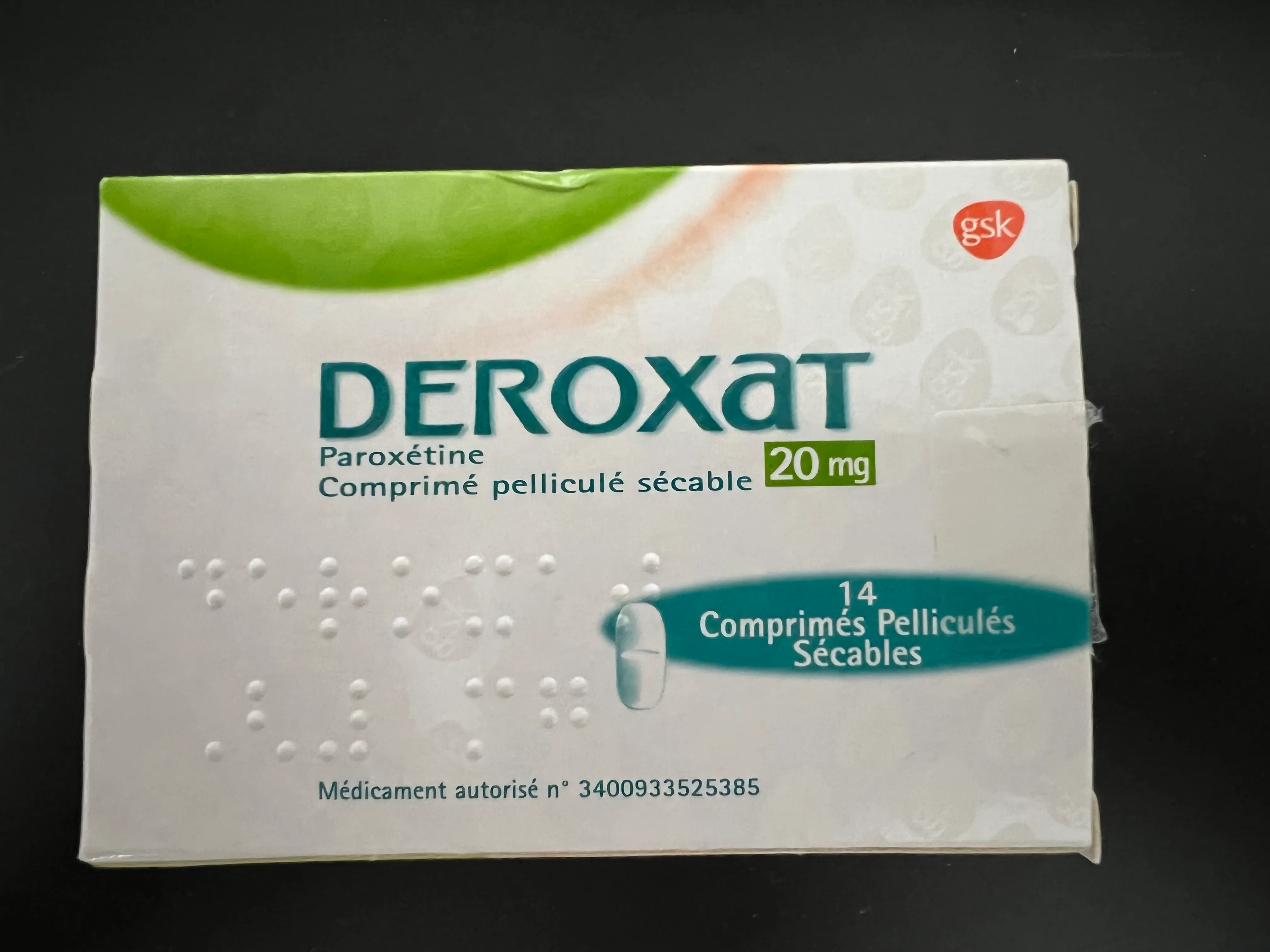 Thuốc điều trị rối loạn lo âu, trầm cảm Deroxat 20mg hộp 14 viên