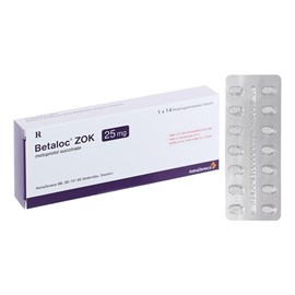 Thuốc điều trị rối loạn nhịp tim Betaloc zok 25mg 28 viên
