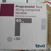 Thuốc điều trị rối loạn nhịp tim Propranolol 40mg 50 viên