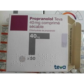 Thuốc điều trị rối loạn nhịp tim Propranolol 40mg 50 viên