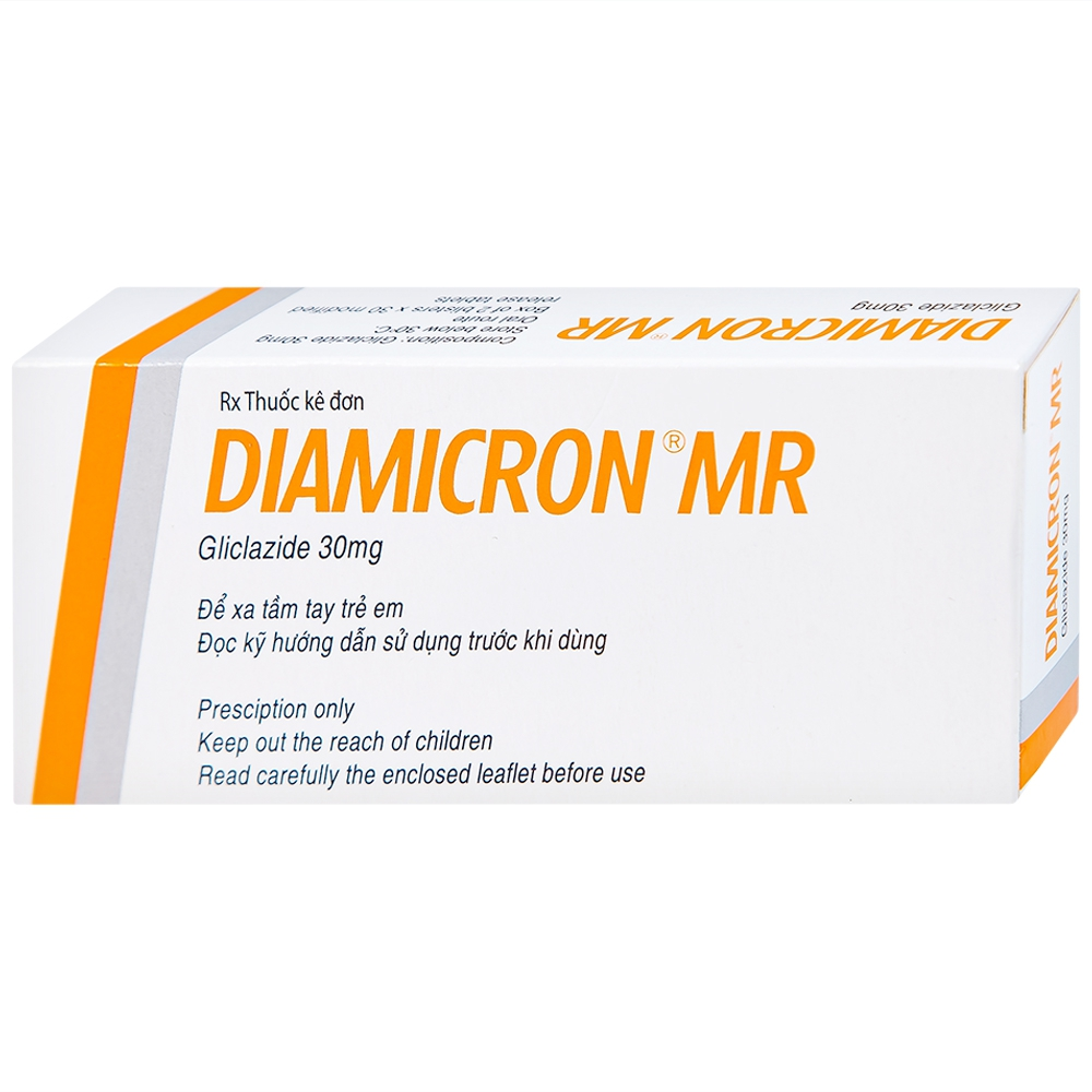 Thuốc điều trị tiểu đường Diamicron MR 30mg 60 viên