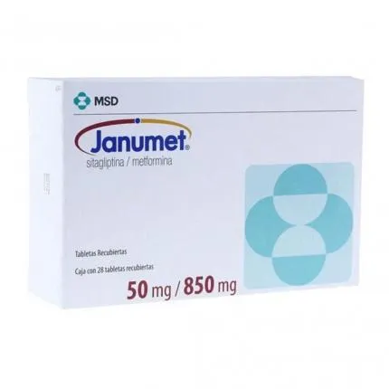 Thuốc điều trị tiểu đường Janumet 50/850mg 56 viên