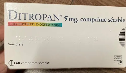 Thuốc điều trị tiểu són, tiểu gấp Ditropan 5mg 60 viên