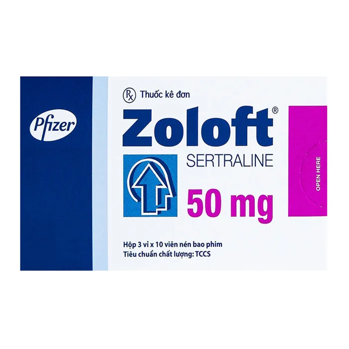Zoloft 50mg hộp 28 viên