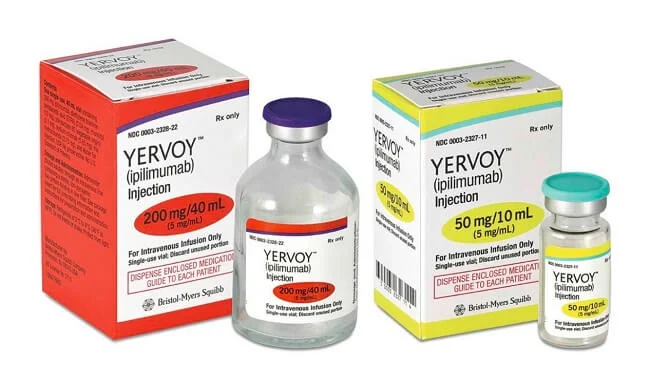 Thuốc điều trị ung thư da Yervoy 50mg/10ml hộp 1 lọ