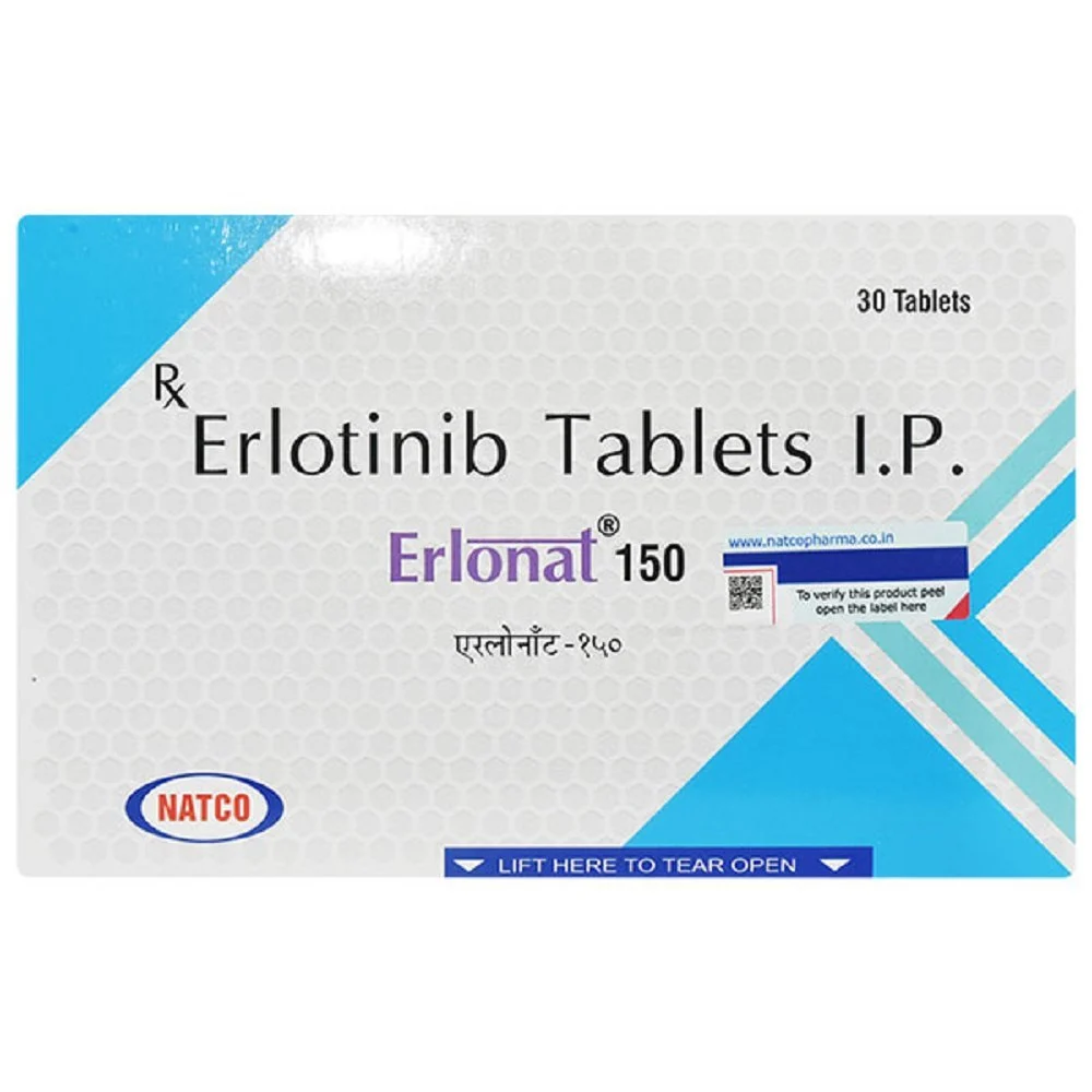 Thuốc điều trị ung thư Erlonat 150mg 30 viên