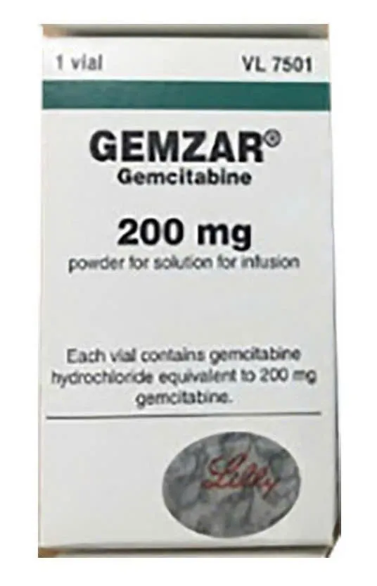 Thuốc điều trị ung thư Gemzar 200mg hộp 1 lọ