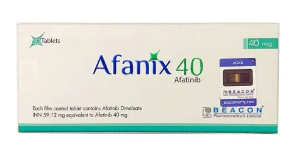 Thuốc điều trị ung thư phổi Afanix 40mg hộp 30 viên