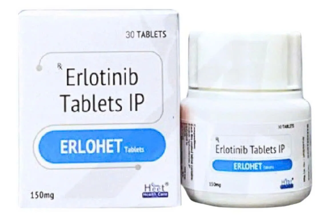 Thuốc điều trị ung thư phổi, tụy Erlohet 150mg hộp 30 viên