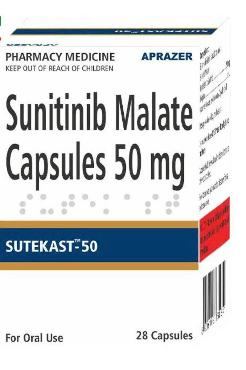 Thuốc điều trị ung thư thận Sutekast 50mg hộp 28 viên