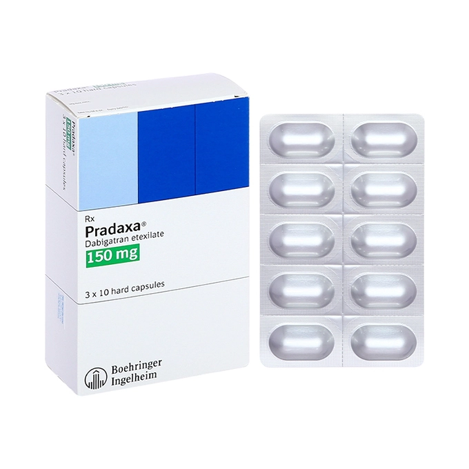 Thuốc điều trị và dự phòng huyết khối Pradaxa150mg 60 viên