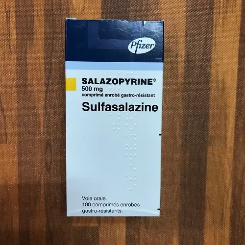 Thuốc điều trị viêm khớp dạng thấp Salazopyrine 500mg lọ 100 viên