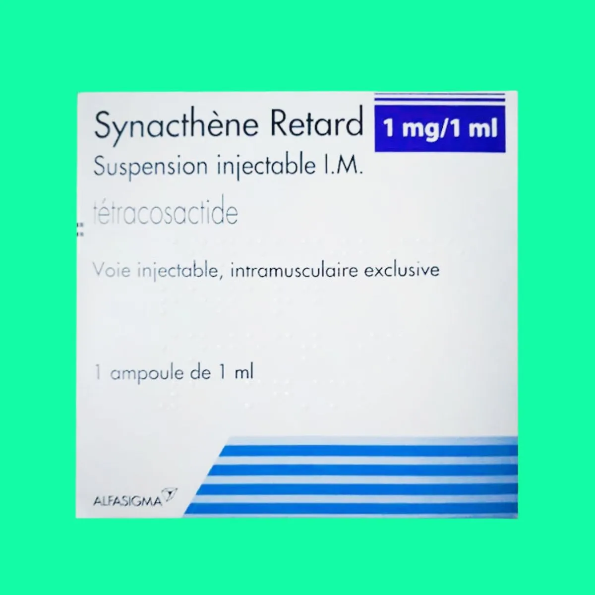 Thuốc điều trị viêm khớp, thấp khớp Synacthene Retard 1mg/1ml hộp 1 ống