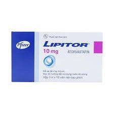 Thuốc hạ mỡ máu Lipitor 10mg hộp 30 viên