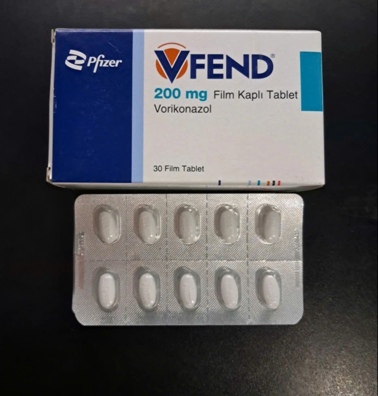 VFEND 200mg hộp 30 viên 