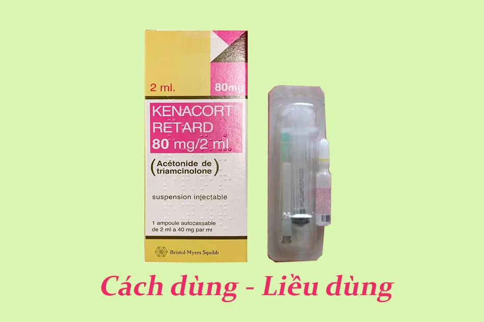 Thuốc kháng viêm Kenacort Retard 80mg/2ml