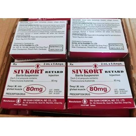 Thuốc kháng viêm Sivkort Retard 80mg/2ml