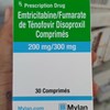 Thuốc phối hợp điều trị HIV/AIDS Emtricitabine/Fumarate Tenofovir Disoproxil hộp 30 viên