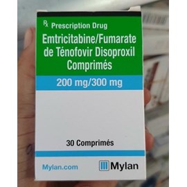 Thuốc phối hợp điều trị HIV/AIDS Emtricitabine/Fumarate Tenofovir Disoproxil hộp 30 viên