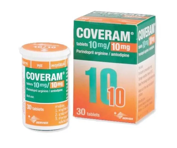 Thuốc tăng huyết áp Coveram 10 mg + 10 mg 30 viên