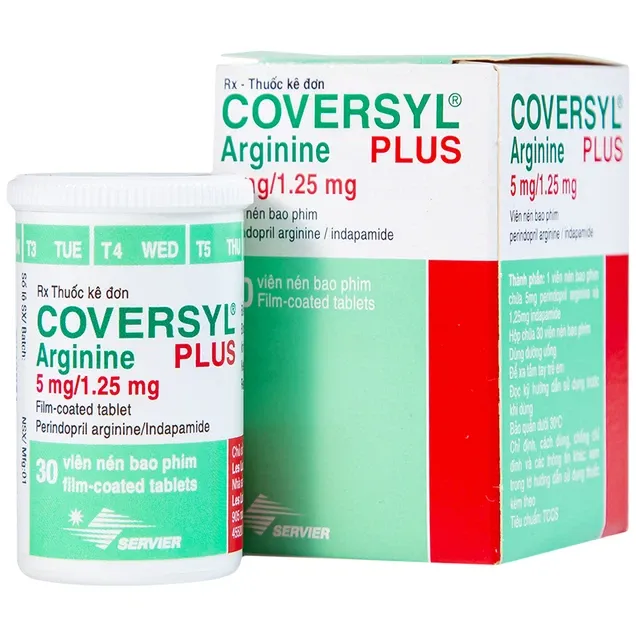 Coversyl Plus 5 mg / 1,25 mg 30 viên