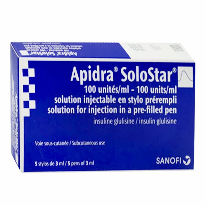 Apidra SoloStar 100U/ml hộp 5 bút 