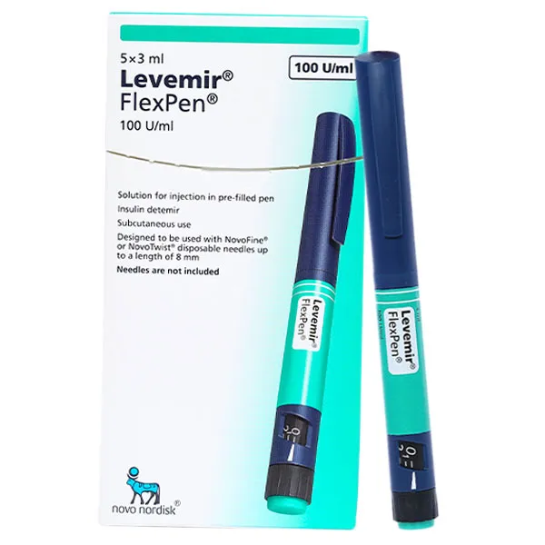 Levemir FlexPen 100U/ml hộp 5 bút 